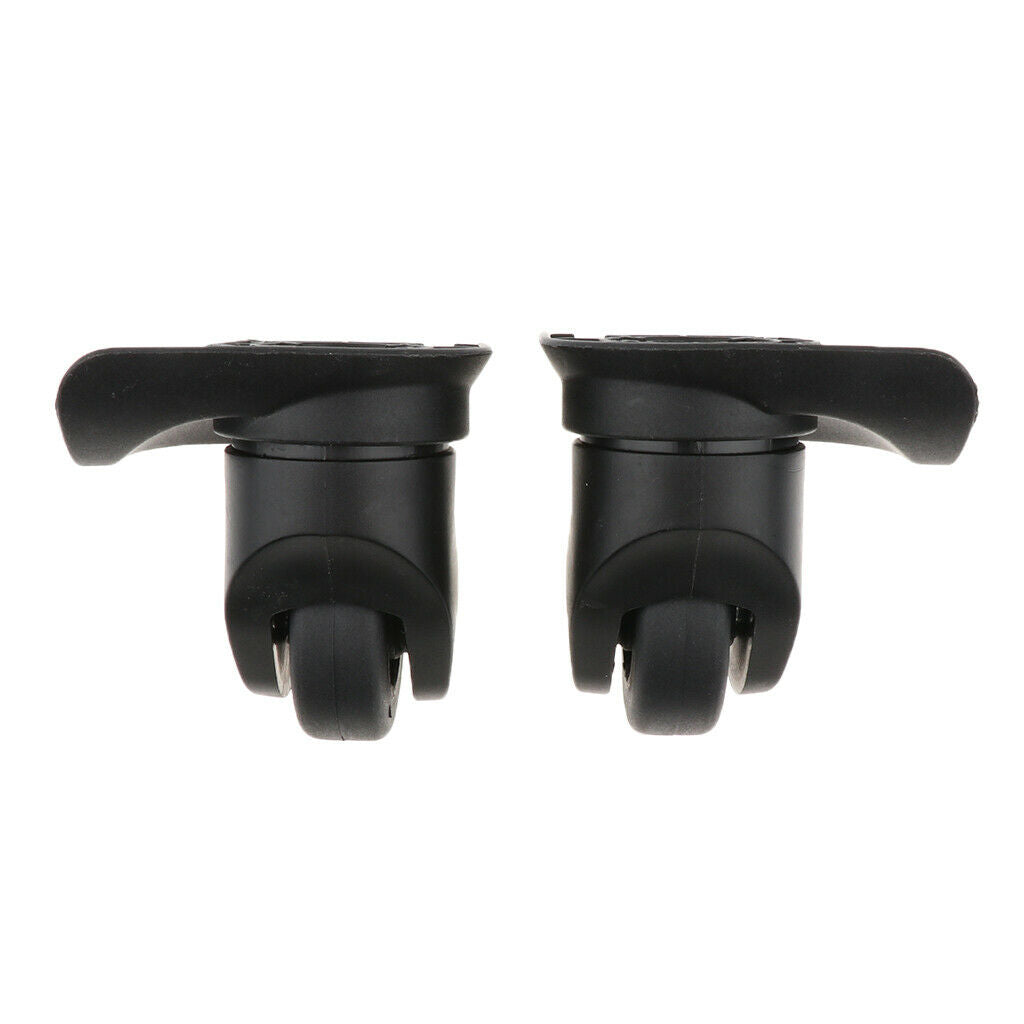 1 Pair Universal Suitcase Luggage Casters Replacement Wheels for Travel Case-