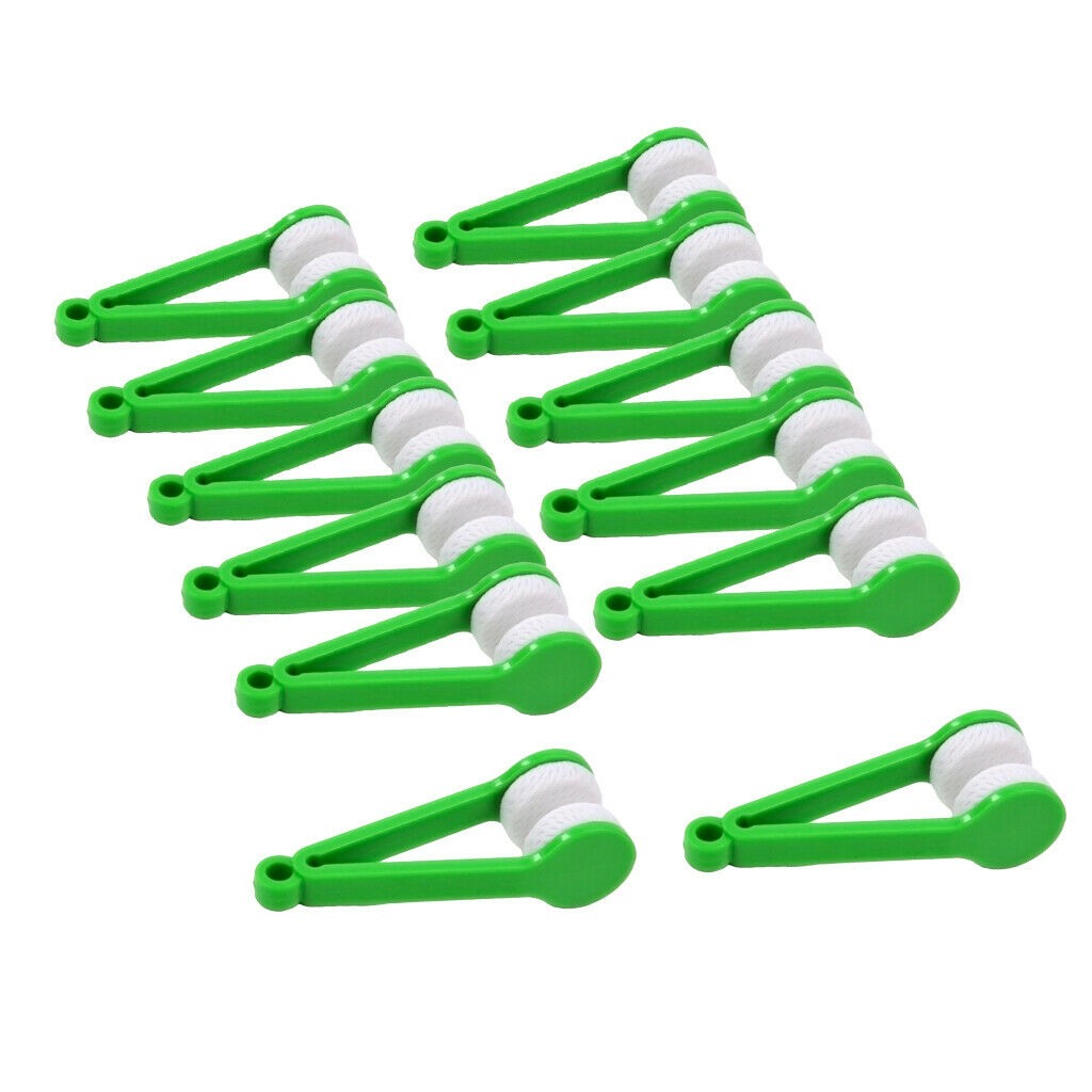 Set of 24 Microfiber Spectacles Cleaner Cleaning Tools Soft Cleaning Clip