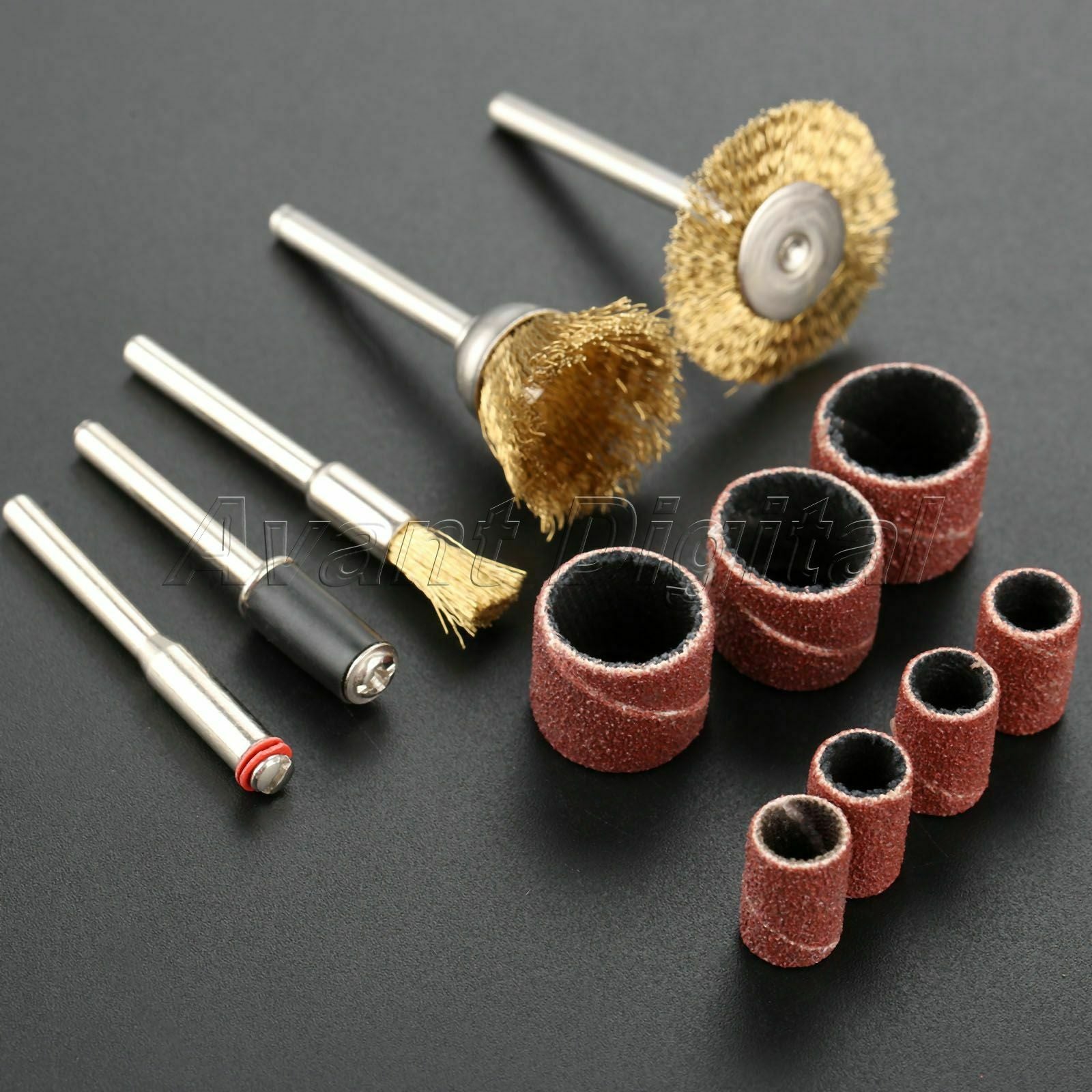 Sanding Polishing Cleaner Rotary Tools Sets Kit DIY for Metal Rust Set 147Pcs