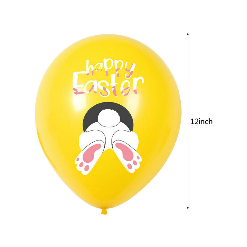 Happy Easter Bunny Them Latex Balloon Cute Cartoon Rabbit Egg Balloon FestivT6R8