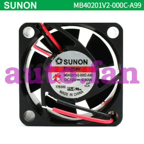 1 PCS Brand New SUNON MB40201V2-000C-A99 DC12V 0.60W Cooling Fan