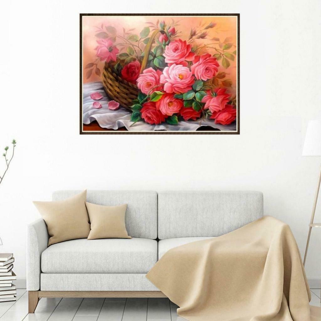 Flower DIY 5D Diamond Painting Embroidery Cross Stitch Kit 4#