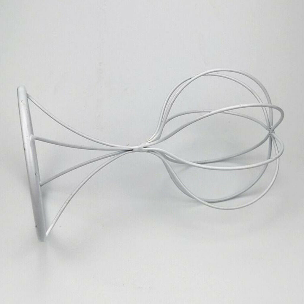 2pcs Countertop Wigs Dryer Rack Metal Wire Hat Storage Stand 6.3inch Dia