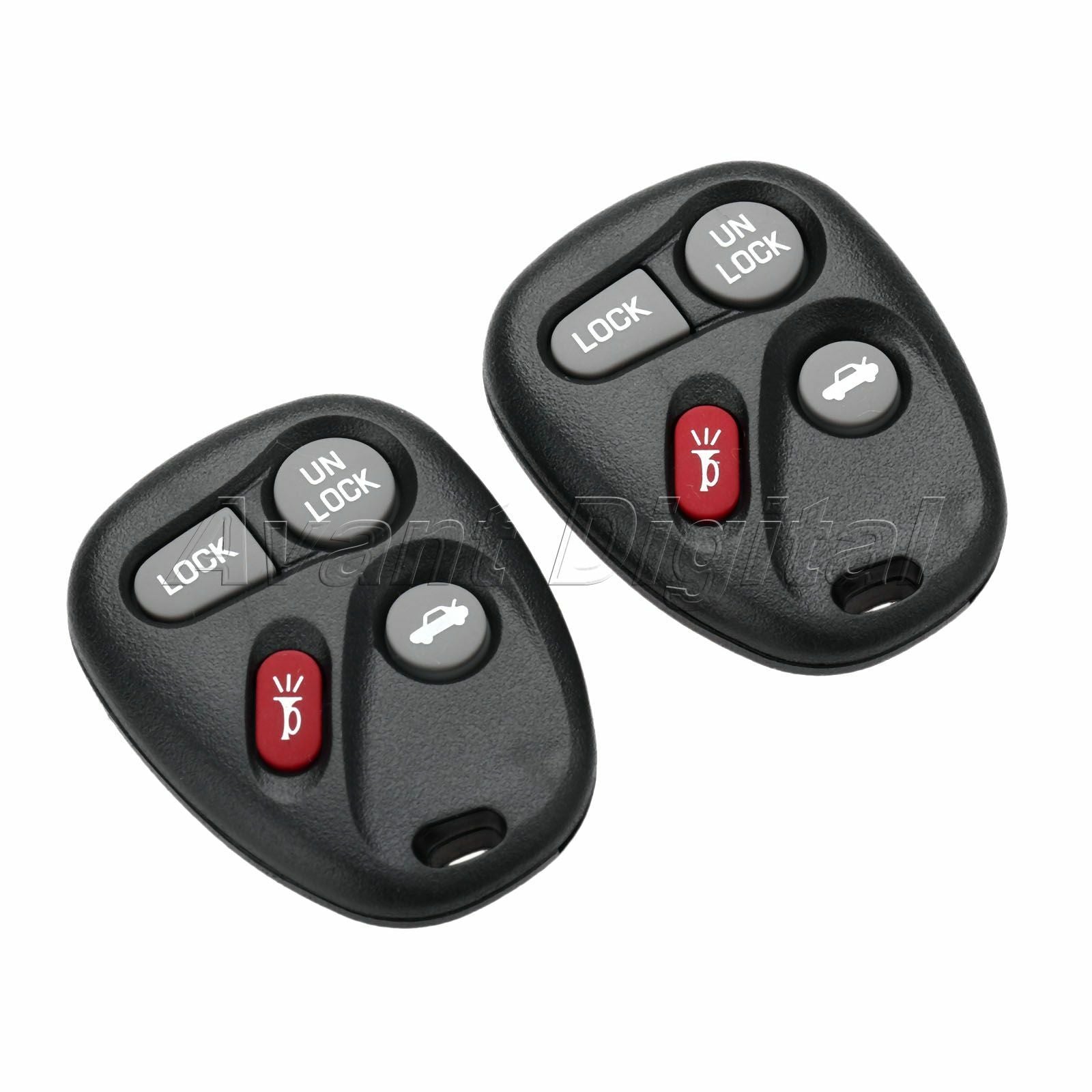 2Pcs Remote Key 315MHz 4 Buttons ABO1502T Fit For 1997 CHEVROLET ASTRO BLAZER