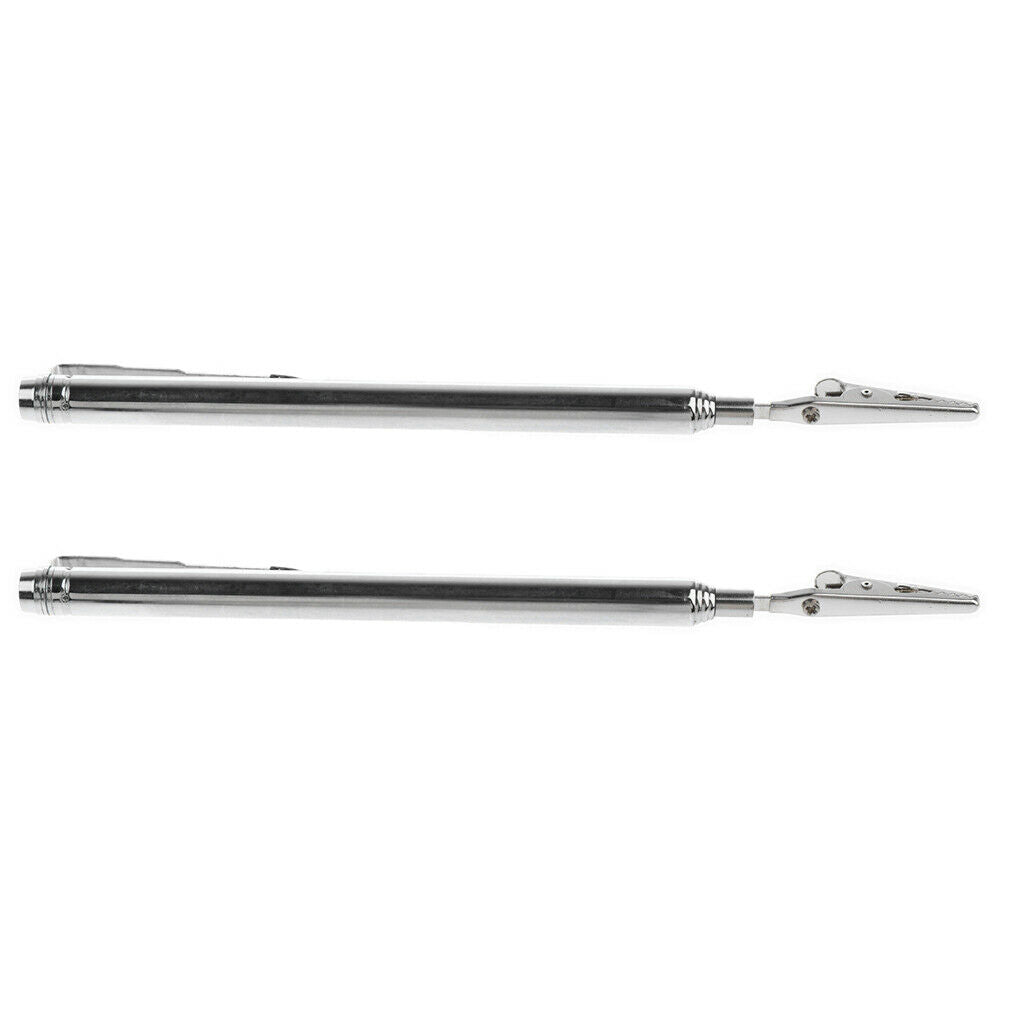 2Pcs Telescoping Alligator Clip Portable Handy Pocket Pocket Mechanic Tools