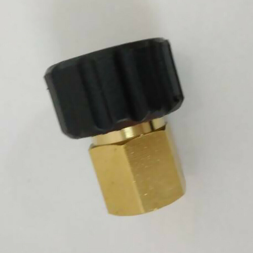 Pressure Washer Twist Connect Adapter Connector 22mm Male X 3/8" Female