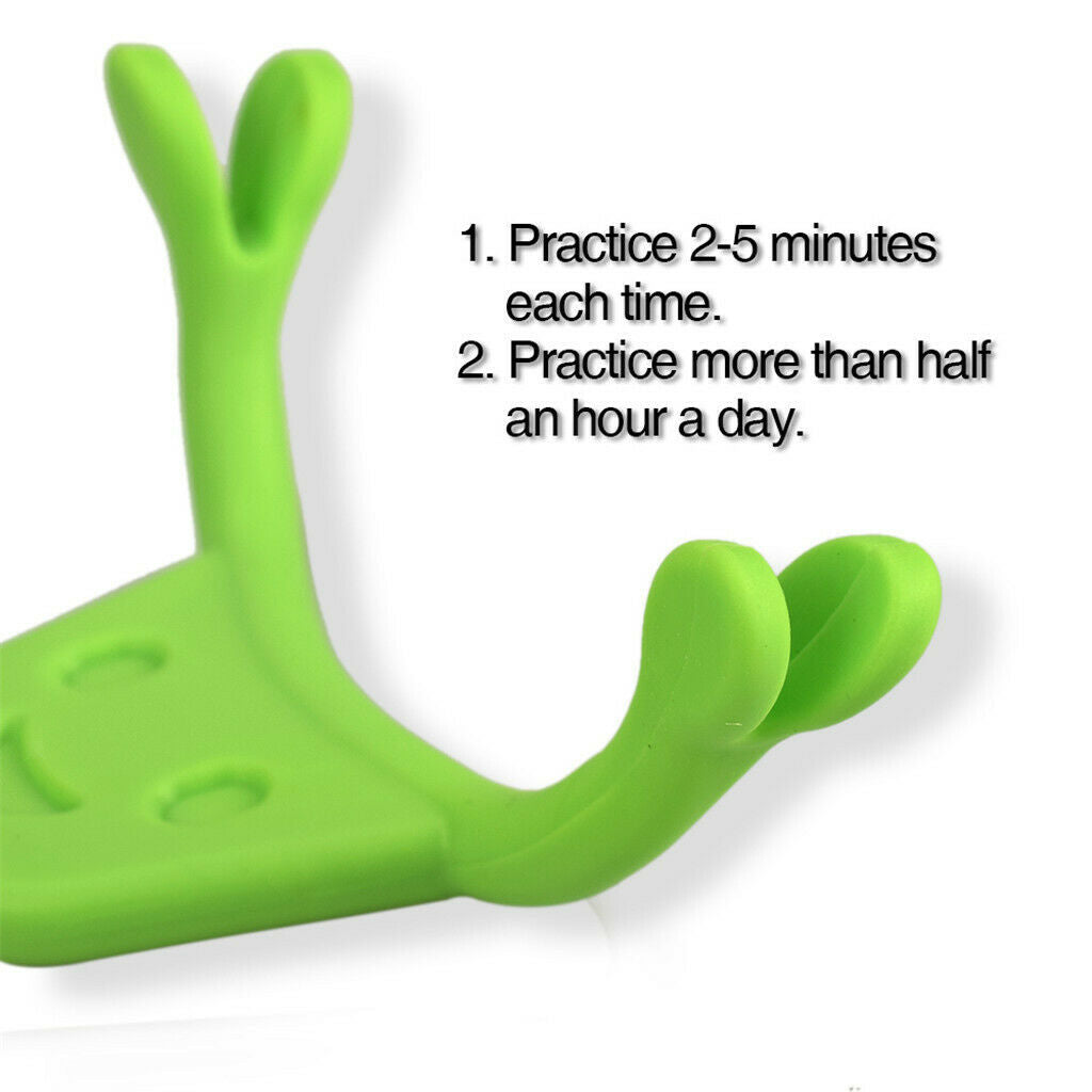 Pack of 3 Silicone Smile Trainer Face Line Lifting Training Corrector Green