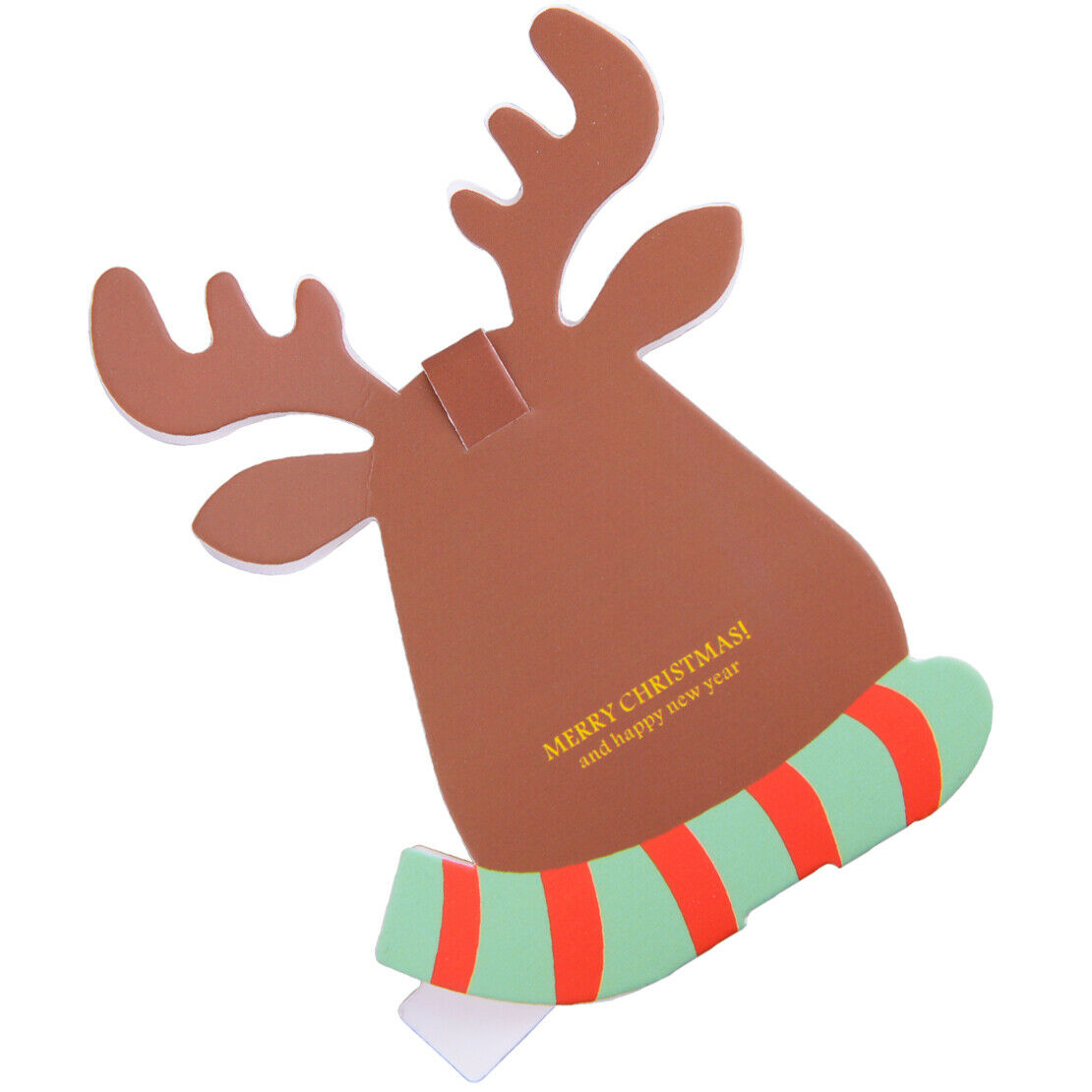 50x Christmas Elk Deer Lollipop Sticks Paper Candy Cards Party Creative Decor An