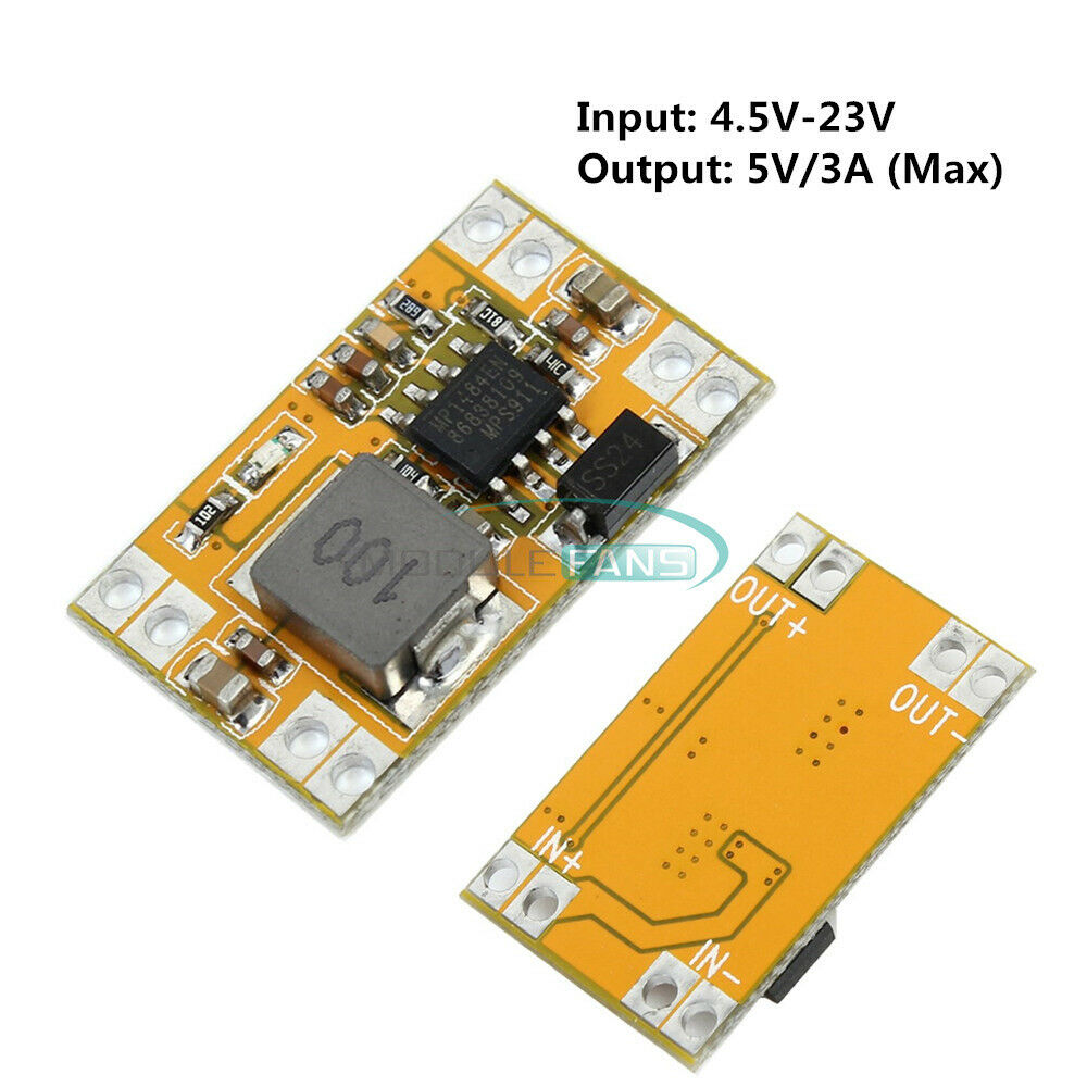 2PCS 5V 3A Step down Buck DC-DC 9V/12V/19V USB Charger Power Module Supply