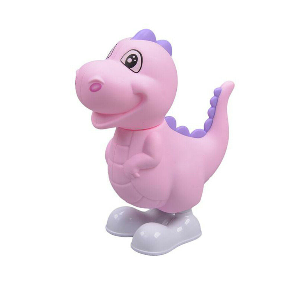 3 Pieces Wind Up Simulative Dinosaur Toys Walking Rotating Switch Party Toys