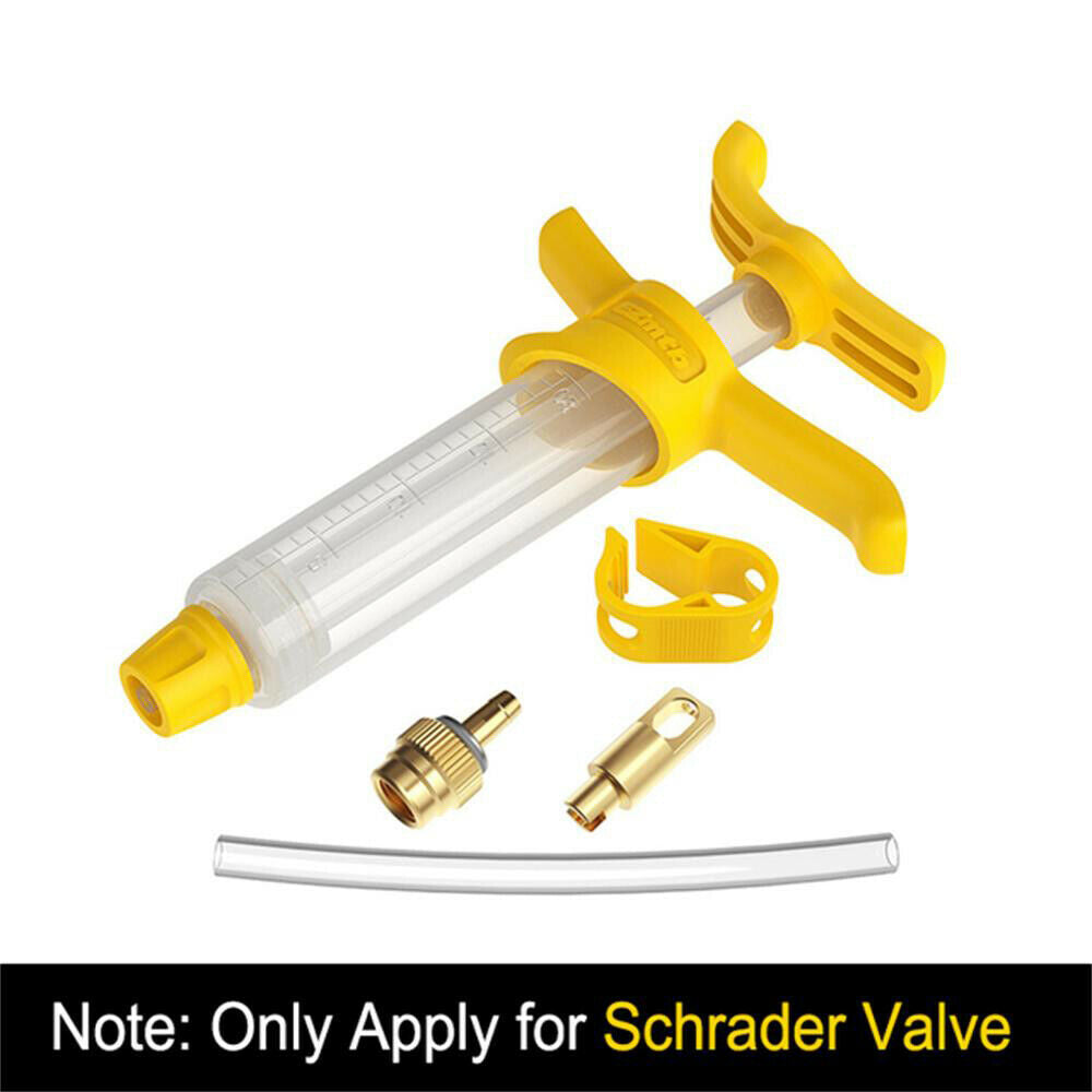 Bicycle Tubeless Tire Liquid Injection Tool Bike Tire Kits for Schrader Valve
