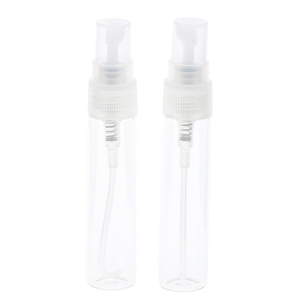 10Pcs Empty Perfume Spray Bottles Refillable Travel Fine Mist Sprayer 5ml