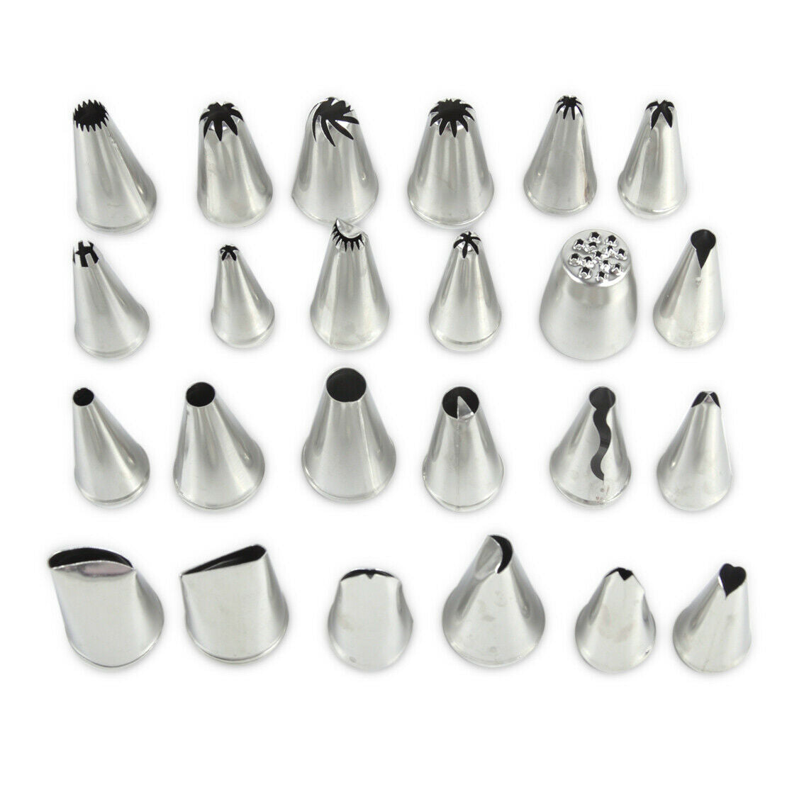24x Cake Decorating Icing Syringe Pastry bags Piping Nozzles Tips Bakery Kit An
