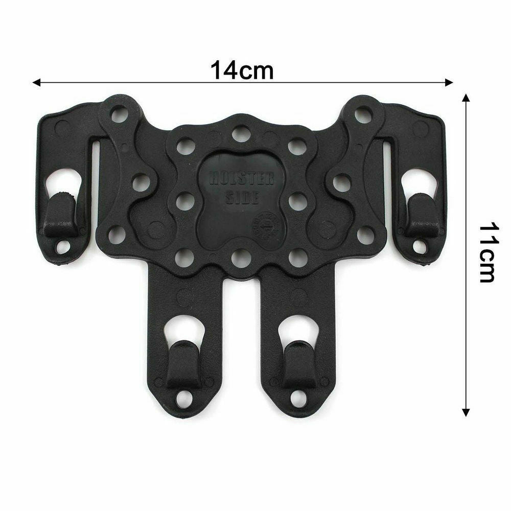 Belts Dropleg Molle Platform Ambidextrous Strike Clip Dropleg Platform Black