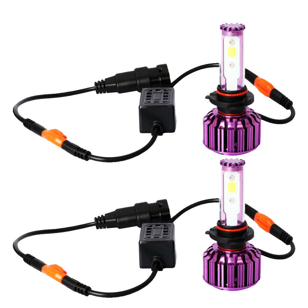 2 Pieces B2 9005 30W 3000LM Car LED Headlight Bulb 6500K White Yellow
