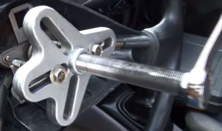 Carbon Steel Harmonic Balancer Steering Wheel Pulley Puller Gear Crankshaft Tool