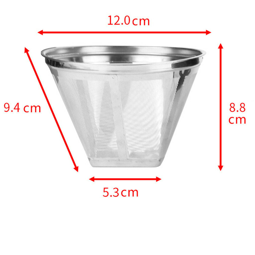 Stainless Steel Reusable Coffee Filter Basket Coffee Strainer for DL-Kf800