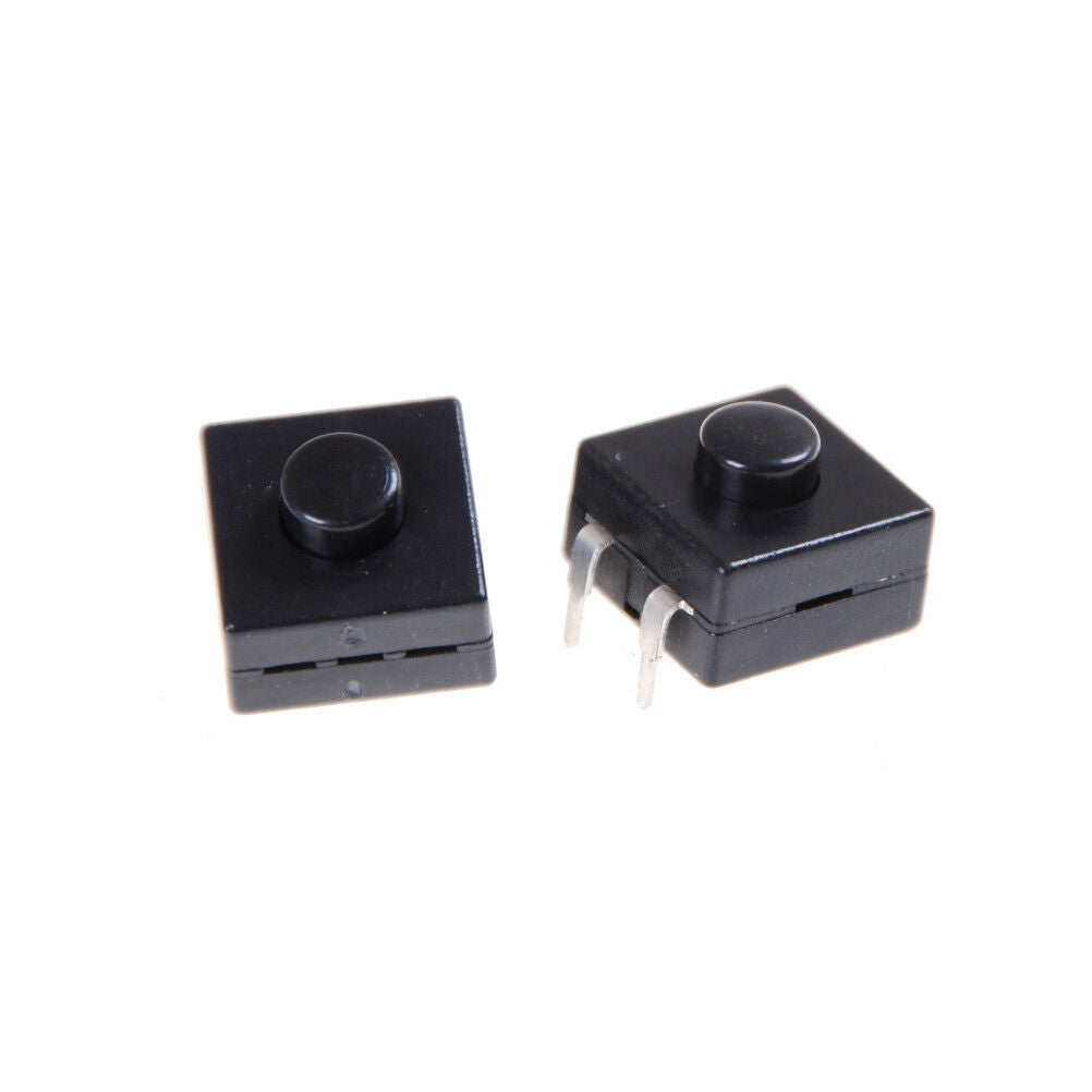10X Set 12x12x9mm Latching Tactile Push Button Switch Tact SMD PCB 2-pin D.l8