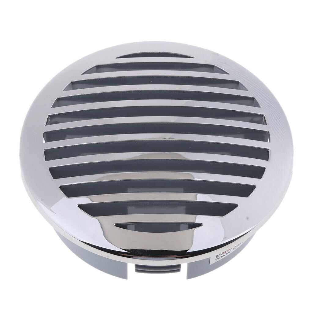 Round Louvered Vent - Marine Boat Air Vent, 316 Stainless Steel Caravan Vents