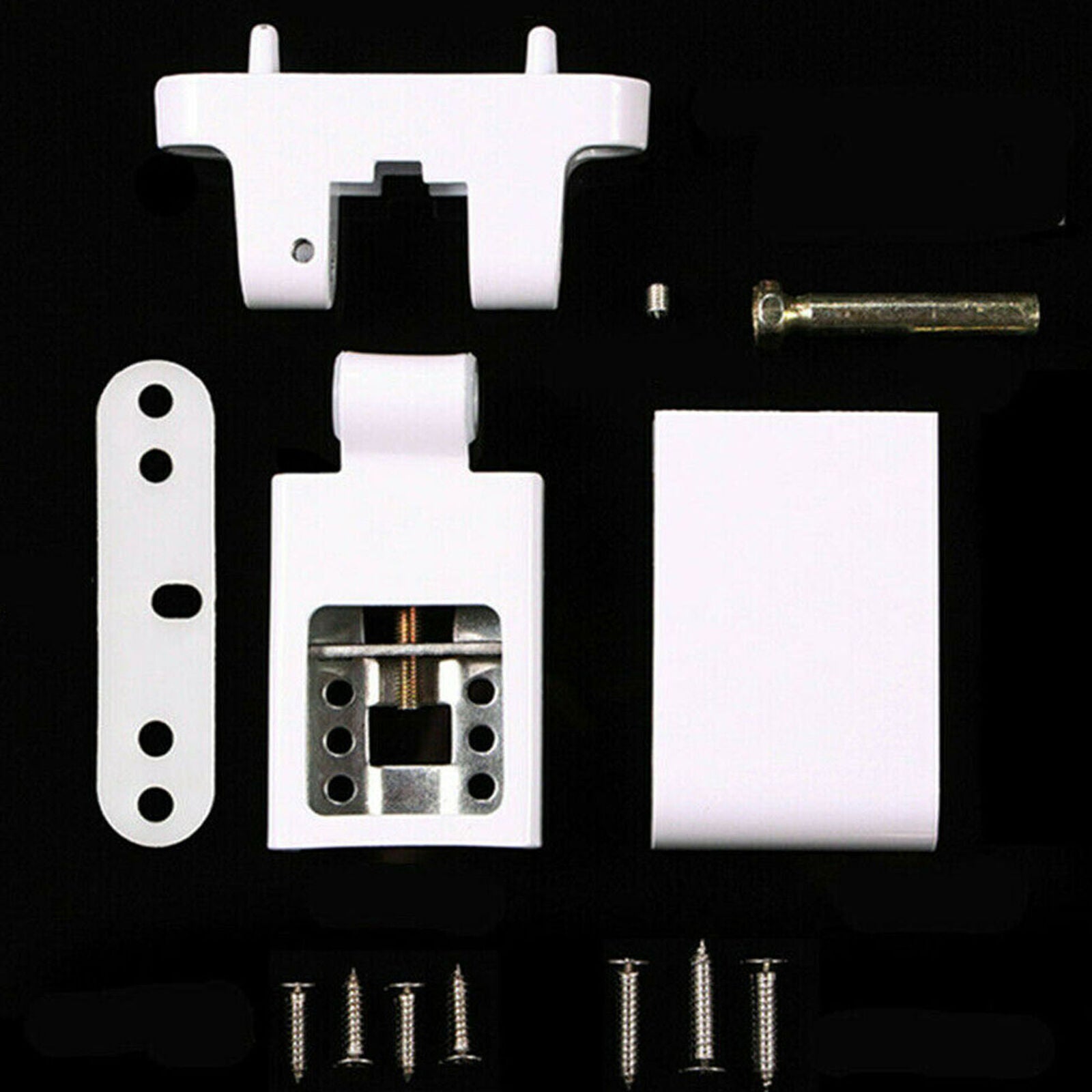 Home Door hinge Left Right White W/screw Door Flag Hinge PVC French Doors
