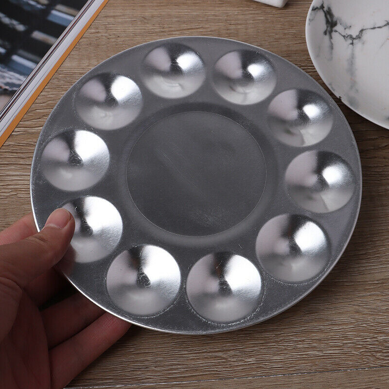 10 Holes Aluminum Round Color Palette Gouache Watercolor Art Sup N JfJ.DD