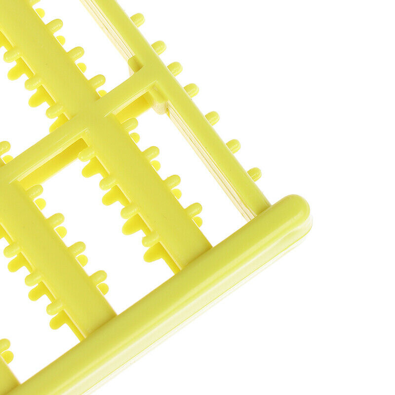 1PC Fishing Rig Board Plastic Double Side Spring Hooks Storage Catch Hold.l8