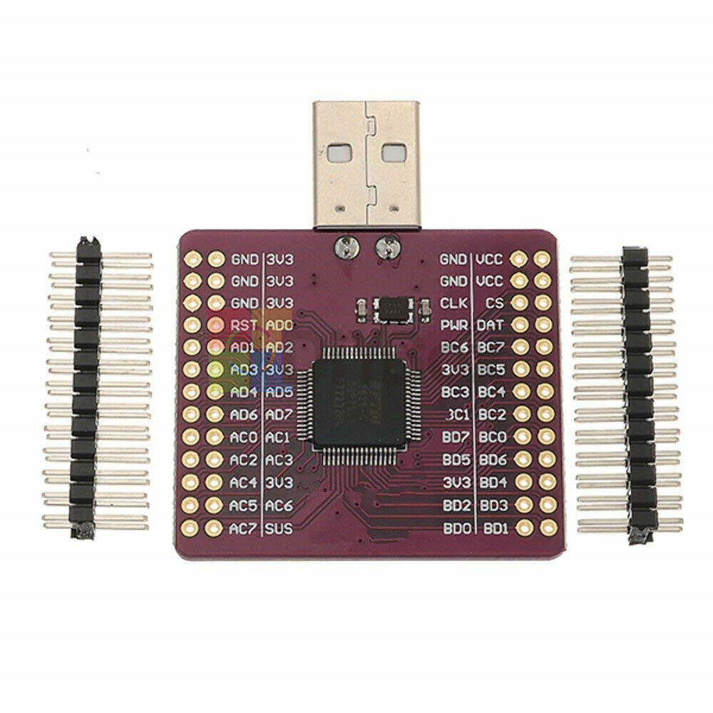 FT2232 HL USB to UART FIFO SPI I2C JTAG RS232 RS422 RS485 FT2232HL Module