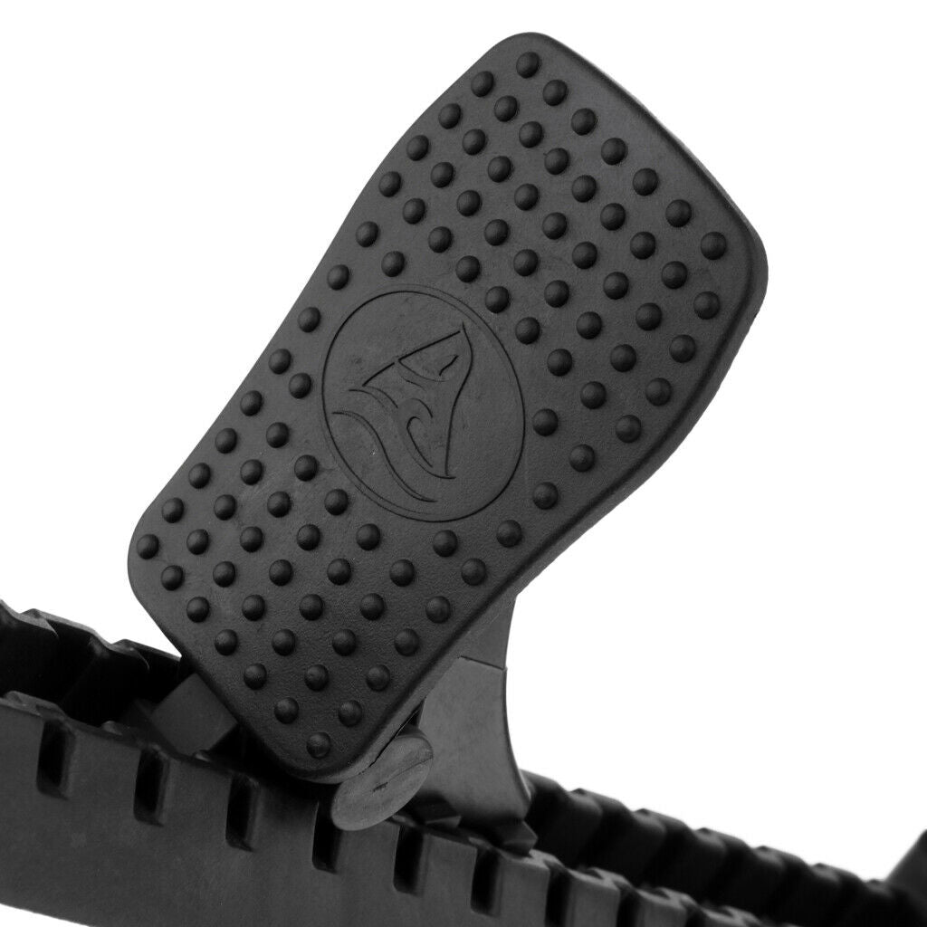 2 Pieces Black Nylon Kayak Foot Brace Pedal Feet Rest Peg Accessories