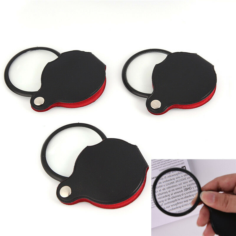 Folding 10X Mini Pocket Jewelry Magnifier Magnifying Eye Glass Loupe Lens A+  DD