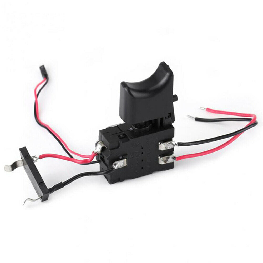 Electric Drill Control Switch Cordless Trigger Switch with Small Light DC7.2-24V