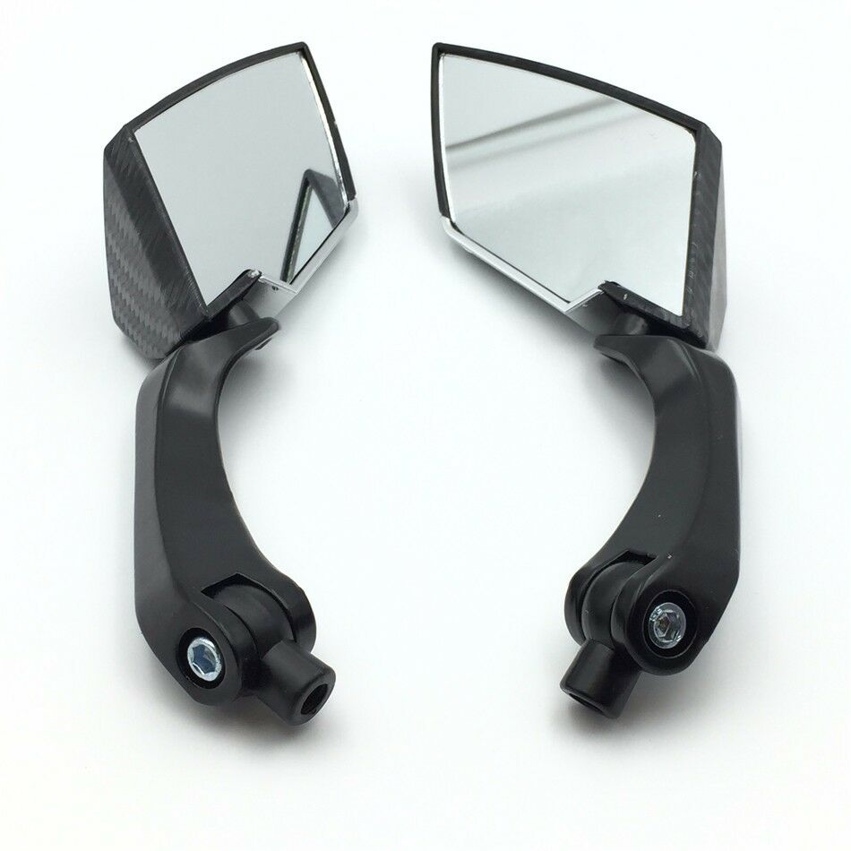 Carbon Mirrors 8mm 10mm For Screws 7/8" handlebar Suzuki B-King SFV650 Boulevard