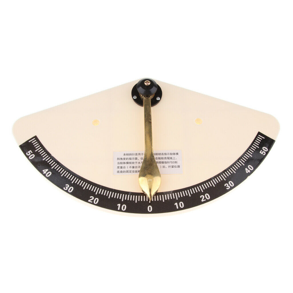 Ships Boat Yacht Marine Clinometer Level Inclinometer