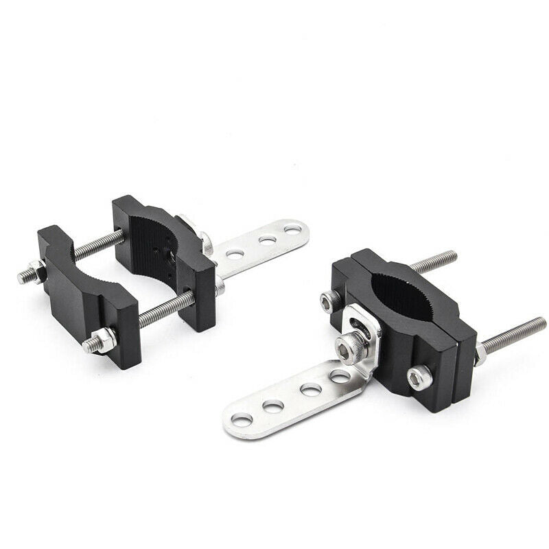 18-52mm Adjust Motorcycle Bicycle Front Bar Lamp Clamp Headlight Bracket Holder
