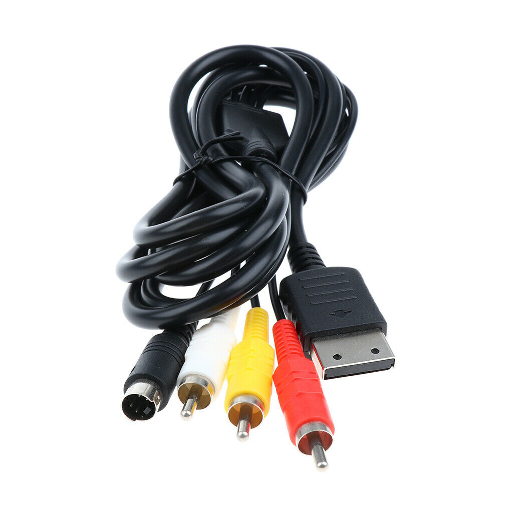 Audio Video AV A/V S-Video Composite Cable Cord Wire For Sega   Console