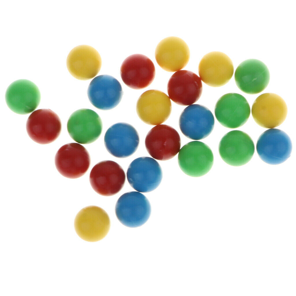 Desktop Hungry Frog Game Replacement Parts - 24 Pieces Colorful Beads