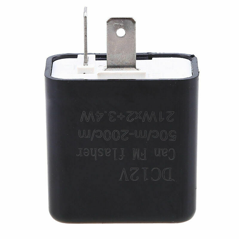 2PC 2 Pin Motorcycle LED Flasher Relay Blinker Adjust Turn Signal Flash Issue