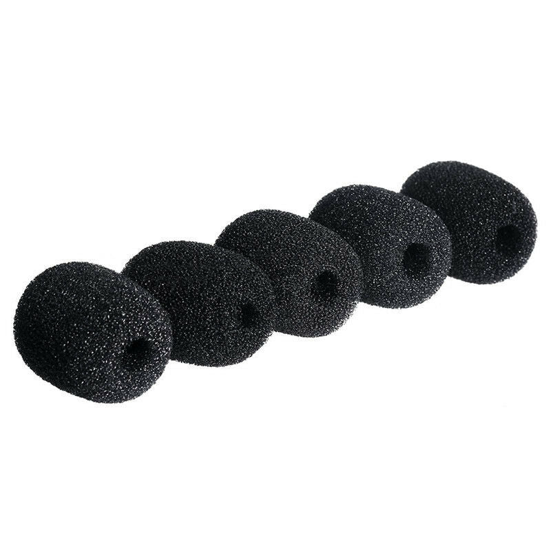 5PCS Mic Microphone Windscreen Soft Foam Pad Mic Cover Holder Sponge Ski.l8