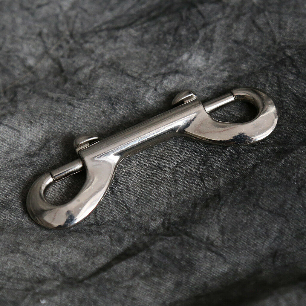 20 Pieces Double End Snap Hooks Clips Key Holder Carabiner for Keyring