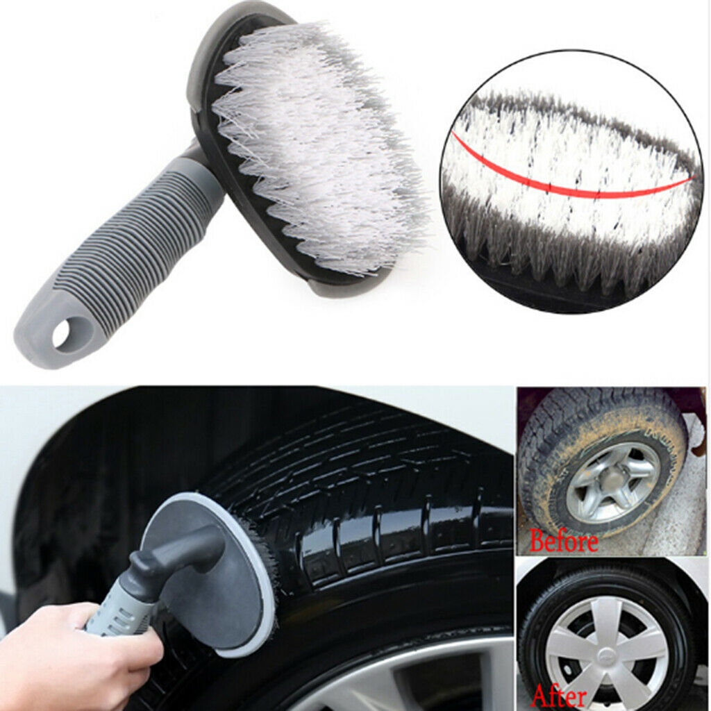Nylon Brush Auto Car Wheel Detailing Scrubber Tire Washing Brush Cleaner