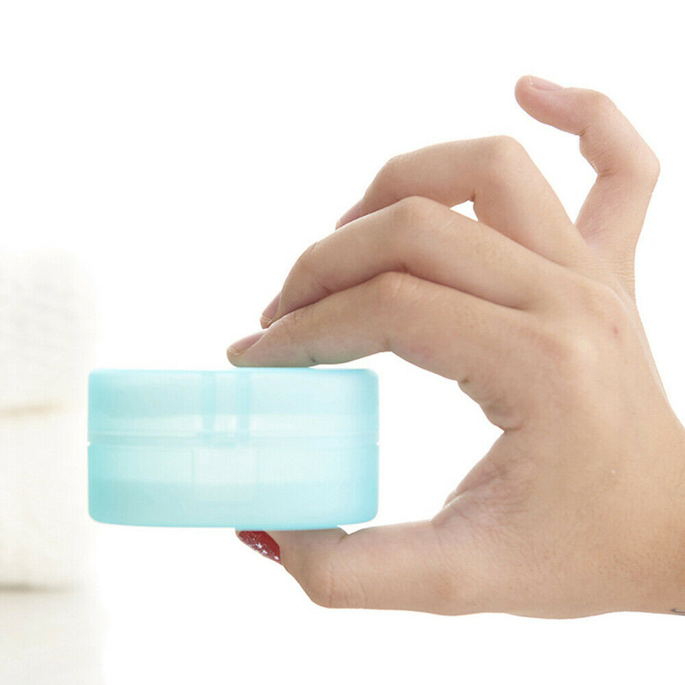 Small Square Portable Travel Soap Dish Holder Box Shower Bath Container Random