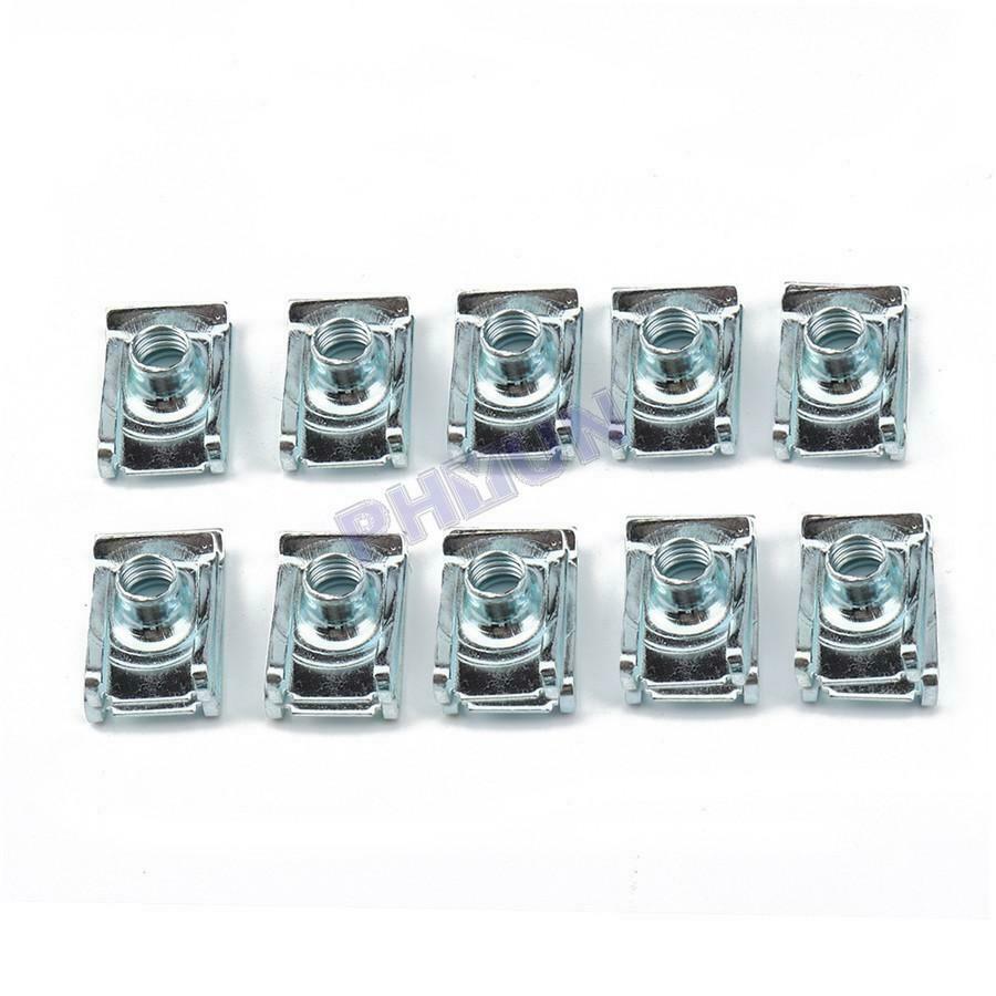 100x M4 M5 M6 M8 Spring Clips U Clips Fasteners Assorted Kit For Car Home Garden