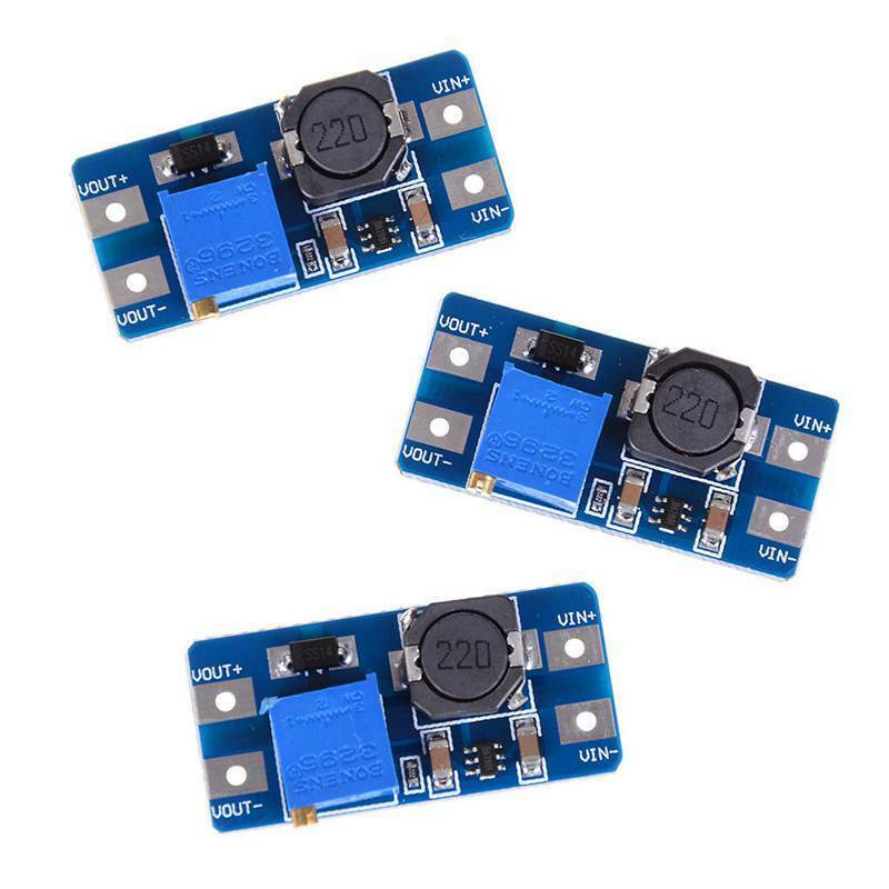 3Pcs Input 2V-24V Dc-Dc 5V/9V/12V/28V Boost Converter Adjustable Step Up PowerZ3