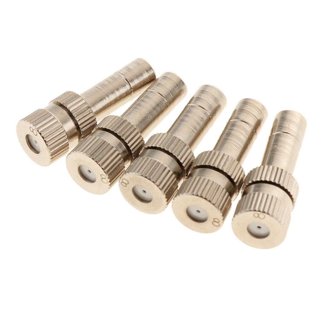 Low Pressure   Nozzle Mist Cooling Slip Lock Nozzles Two 0.8mm