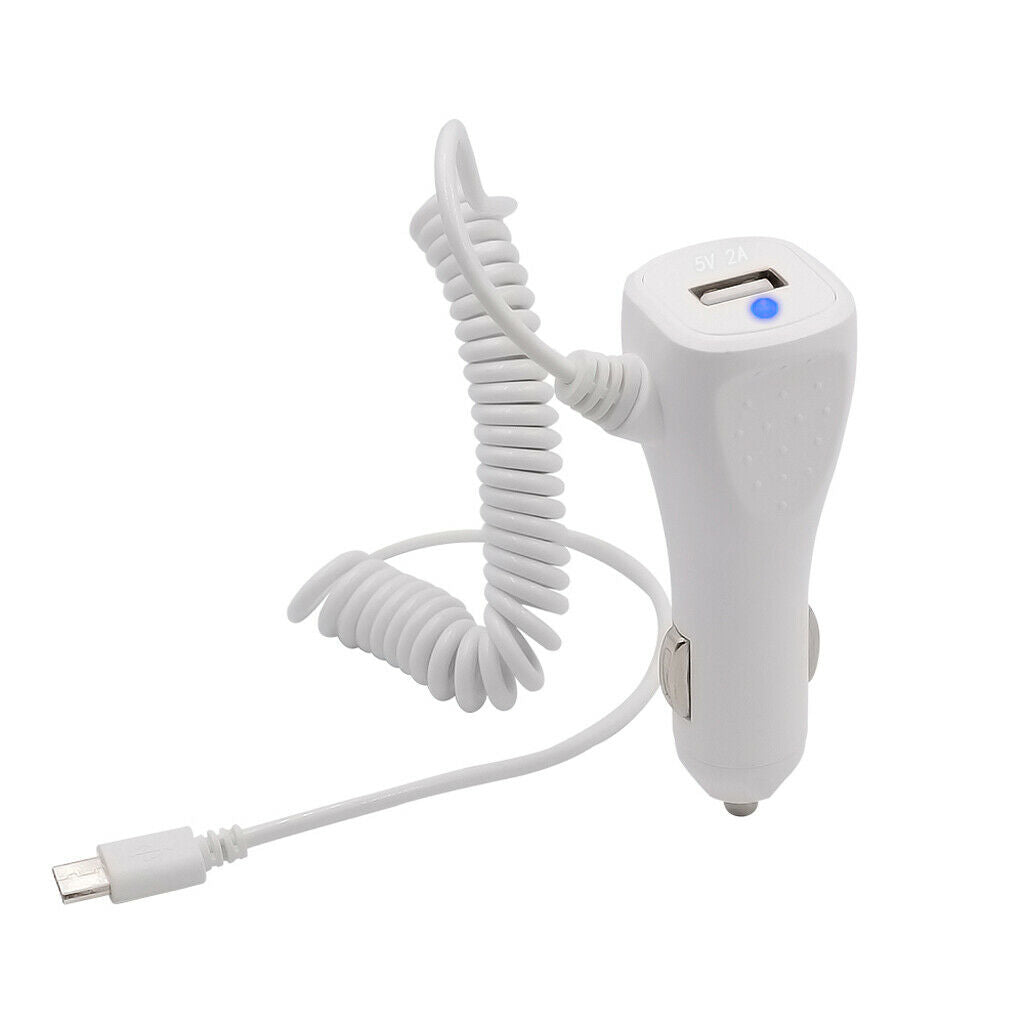 12V-24V Car Lighter Socket Charger 5V 2A USB + Android Interface for Phone