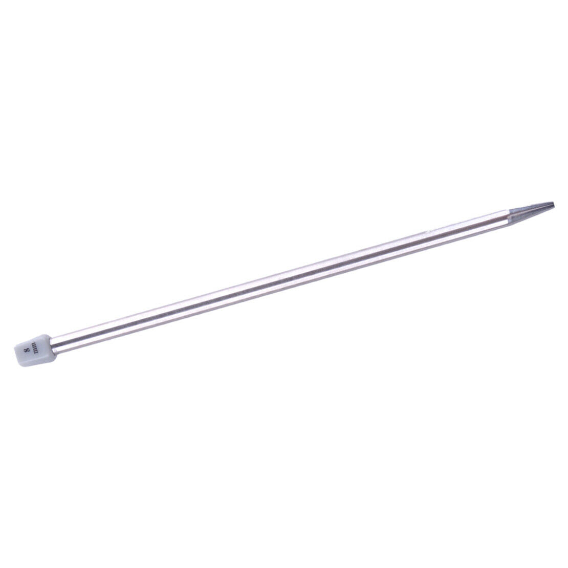 11Pair Stainless Steel Single Pointed Knitting Needles 2mm-8mm 25cm Durable