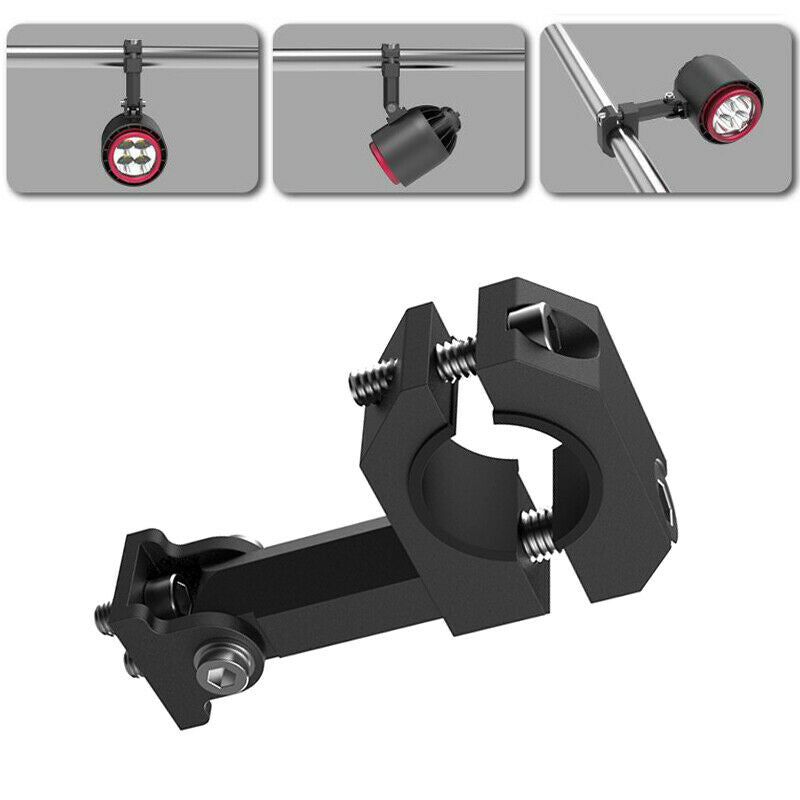 20-36/28-54MM Motorcycle Handle LED Headlight Turn Signal Rotating Clamp Bracket