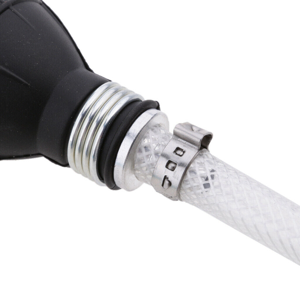 Universal 5/16" Fuel Gas Line Hose Outboard Primer Bulb for Boat White