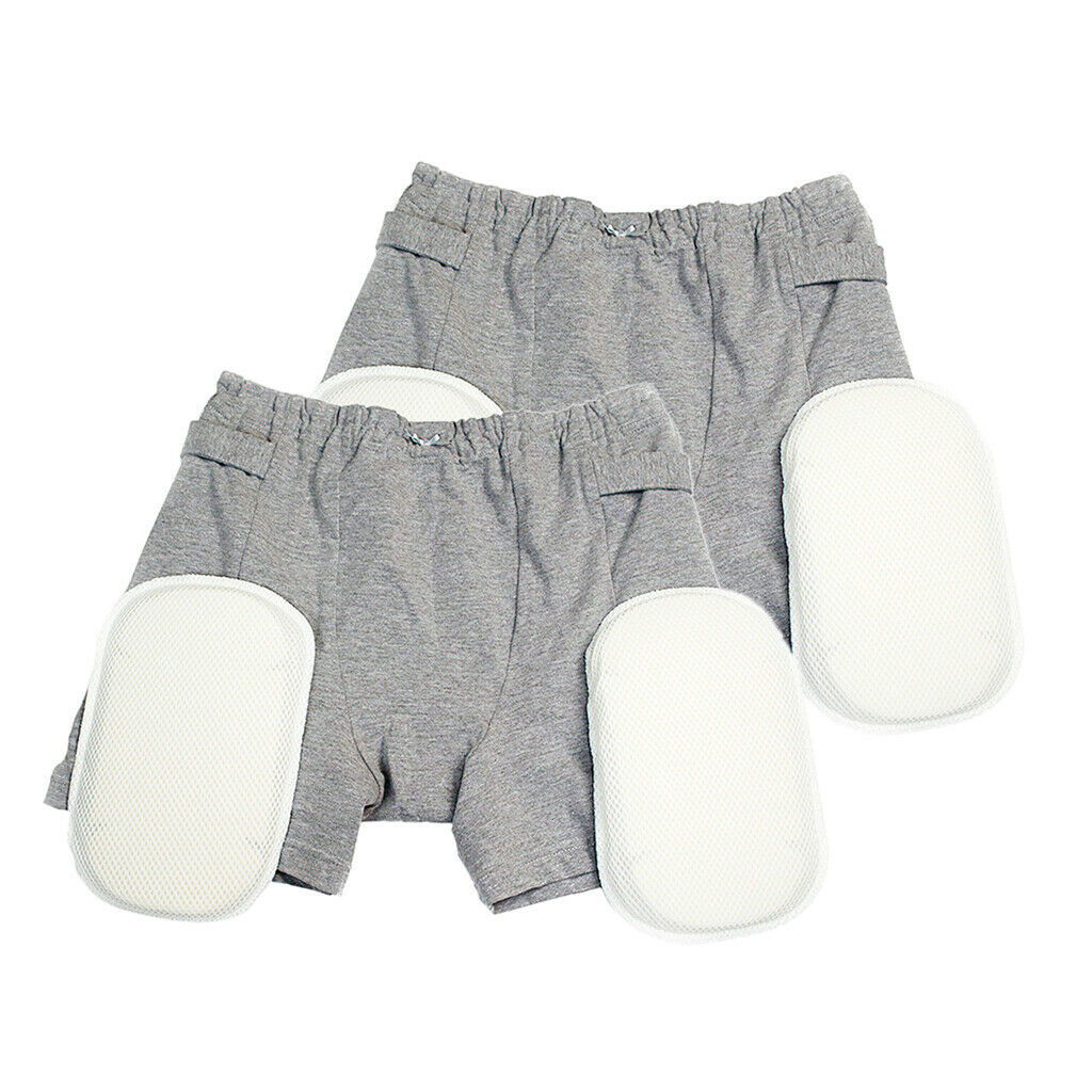 2X Hip Fractures Protector Pant Support Shield Fall Prevention Women Elderly
