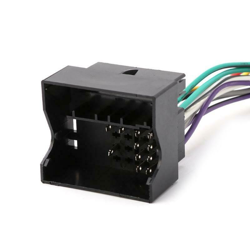 Car Stereo Radio ISO Lead Cable Wiring Connector Adapter For Peugeot 207 307 407