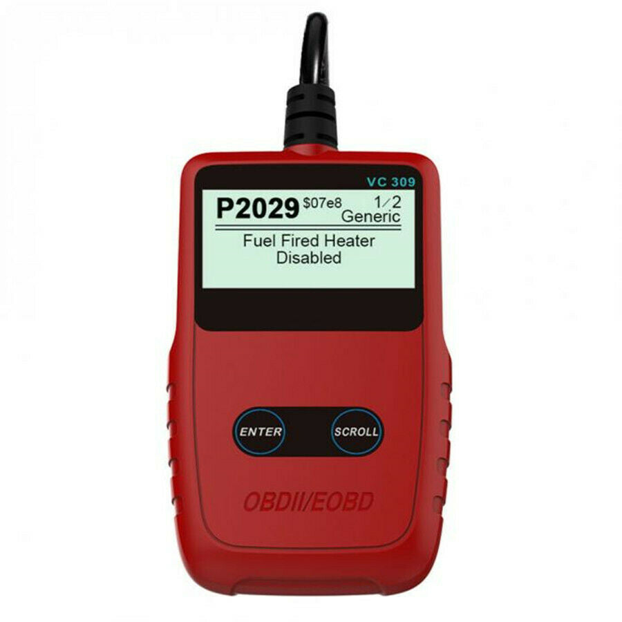 VC309 EOBD OBDII OBD2 Car Scanner Code Reader Auto Engine Diagnostic Reset Tool